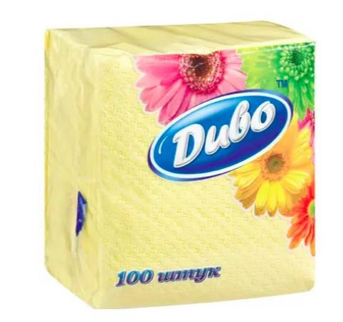 ДИВО серв. папер. 1-шарові 240*240, в п/п упаковці 100шт жовті